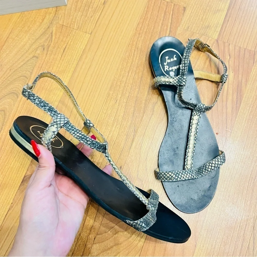 Jack Rogers Cheney Sandal summer 2025 metallic